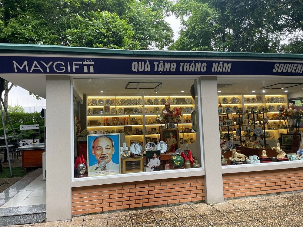 Visitors can purchase souvenir